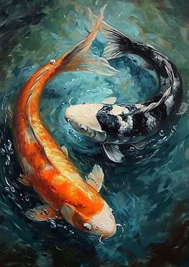 Koi Fish Painting