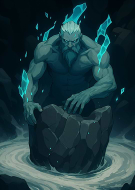 Mystic Guardian of the Water Stone