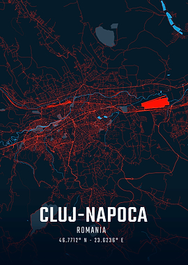 Cluj-Napoca City Map