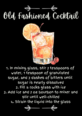 Old Fashioned Cocktail full Recipe