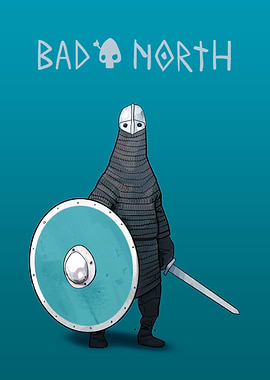Bad North Game Warrior Illustration