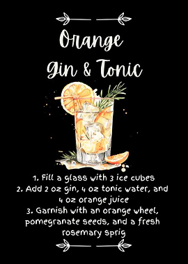 Orange Gin & Tonic Full Recipe