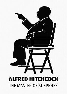 Alfred Hitchcock Silhouette