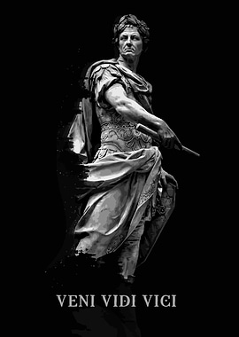 Julius Caesar Statue - Veni Vidi Vici