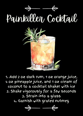 Painkiller Cocktail Full Recipe