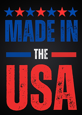 Made in the USA Patriotic Design