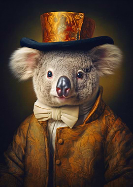 Dapper Koala Portrait