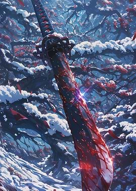 Crimson Snow Blade