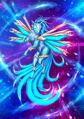 Celestial Nine-Tailed Fox - Kitsune