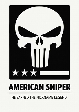 American Sniper Punisher Skull