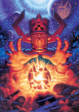 Galactus Exploding Planet
