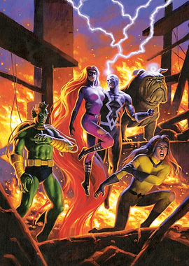The Inhumans in the Flames