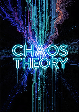 Chaos Theory A Stunning Digital Art Poster