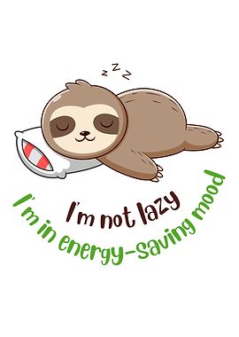 Sleeping Sloth Energy-Saving Mood