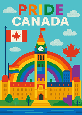 Pride Canada Illustration