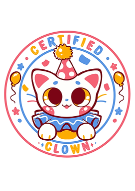 Certified Clown Cat