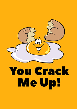 Cracked Egg Cartoon: You Crack Me Up!