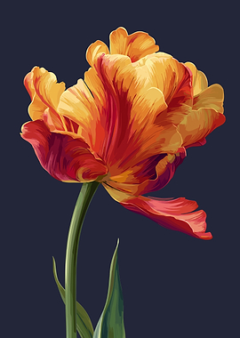 Tulip Flower Illustration