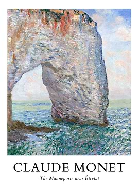 Claude Monet - The Manneporte near Étretat