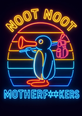 Noot Noot Neon Sign