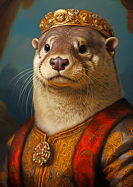 Otter King Portrait