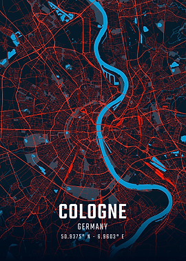 Cologne City Map