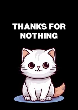 Thanks for Nothing – Funny Grumpy Cat