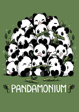 Pandamonium: Cute Panda Pile-Up