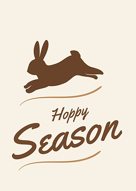 Hoppy Season Easter Graphic