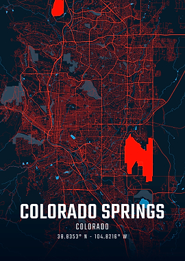 Colorado Springs City Map