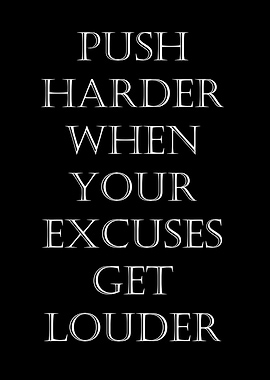 Motivational Quote: Push Harder