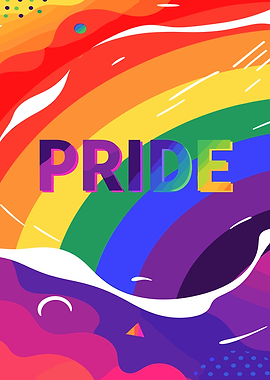 Colorful Pride Celebration Art
