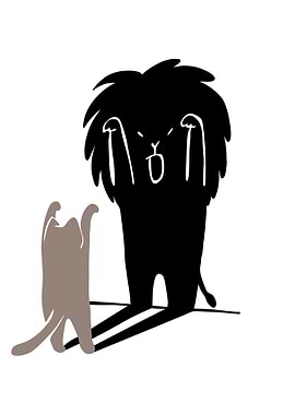 Cat and Lion Shadow Play