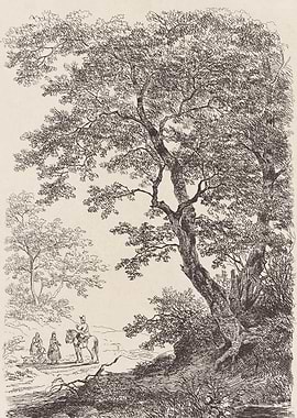 Tree Landscape Sketch no. 23