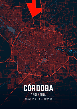 Córdoba City Map