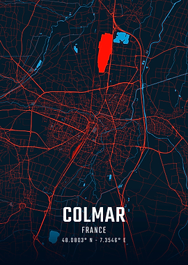 Colmar City Map