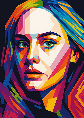 Adele Style Pop Art