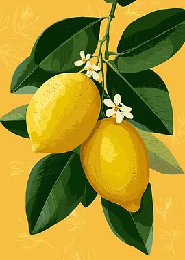 Lemon Branch Illustration