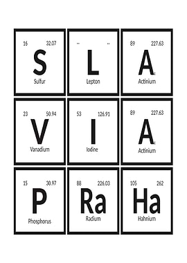 Periodic Table Elements: Slavia Praha