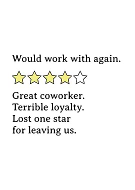 Coworker Review with Star Rating