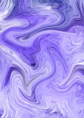 Violet Pulse – Abstract Swirl Art in Purple