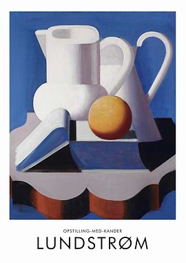 Still Life with Pitchers by Lundstrøm