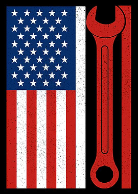 American Flag Wrench