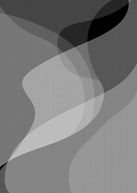 Abstract Gray Wave Pattern