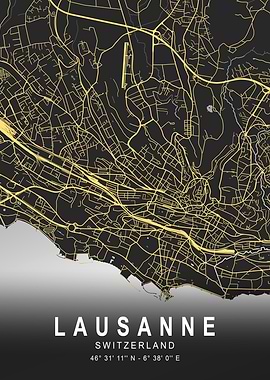 Lausanne Silver City Map