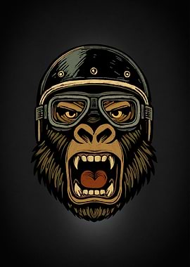 Motorcycling Gorilla