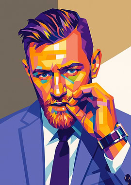 Conor McGregor Pop Art Portrait