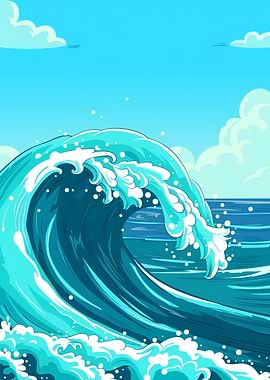 Cartoon Wave