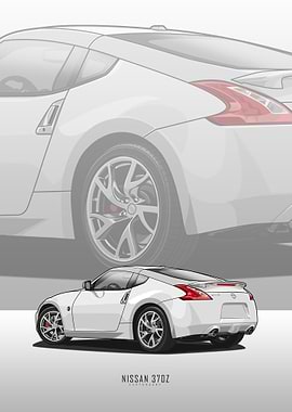 Nissan 370Z Car Illustration