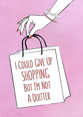Fashionista Shopping Quote